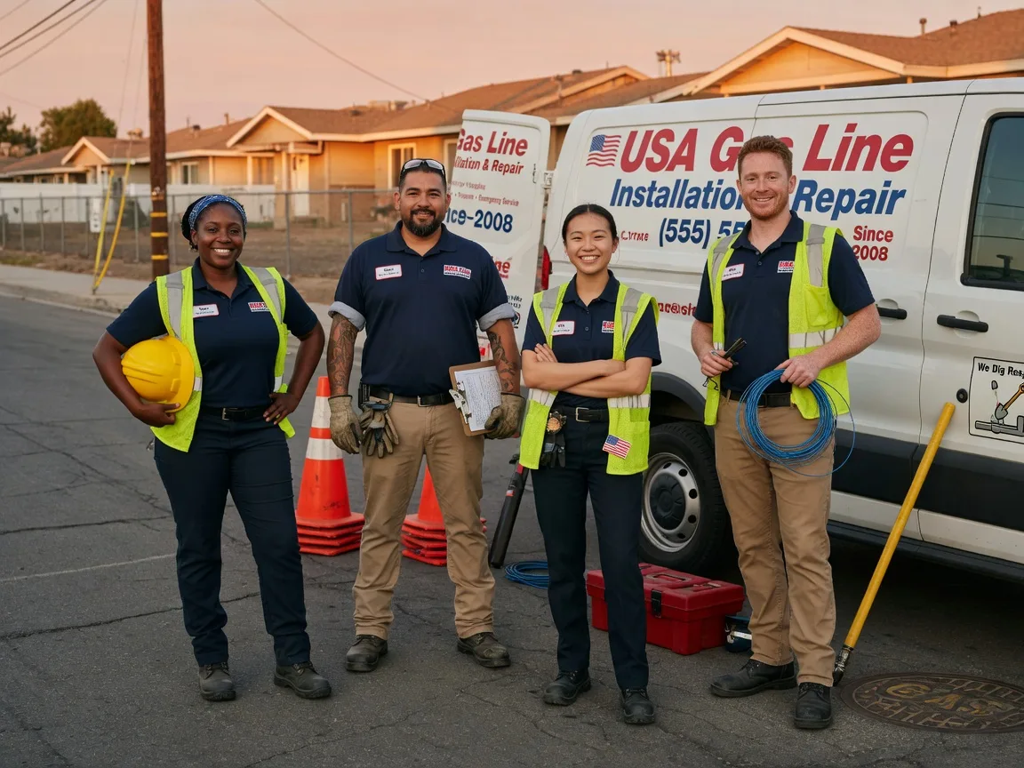 Gas Line Installation company in De Land, IL